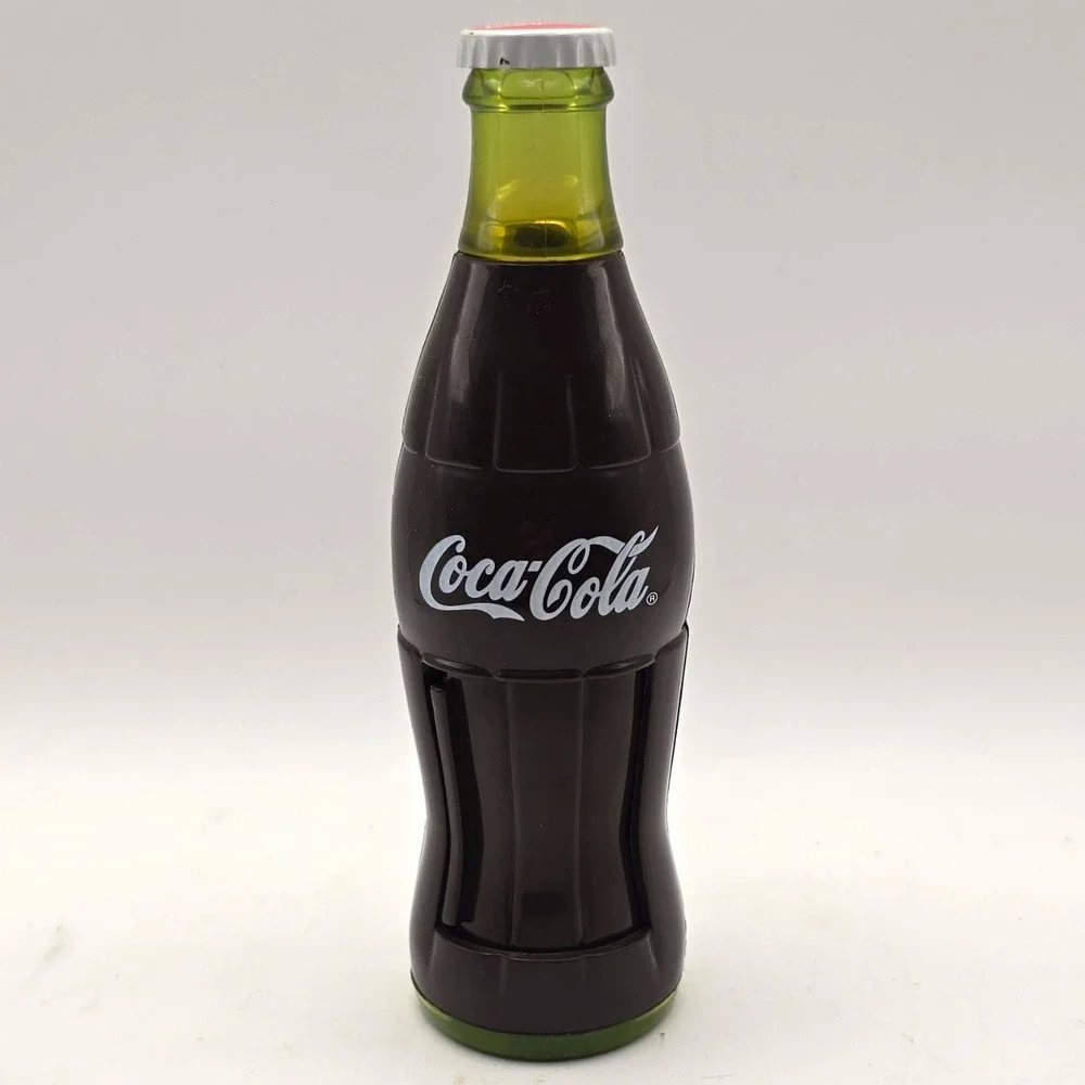 Coca-Cola Polar Bear Coke Bottle Figurine Soda Advertising, Black Green White